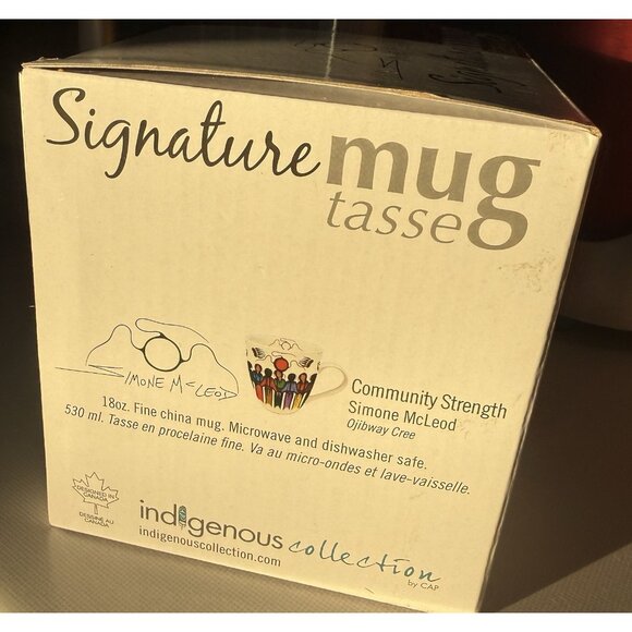 18 oz Signature mug Indigenous Collection Simon McLeod Community Strength Cup - Picture 5 of 14